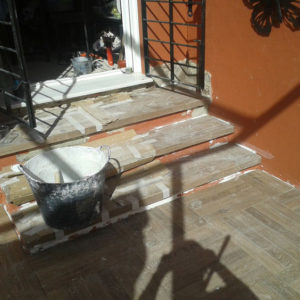 Patio en reforma